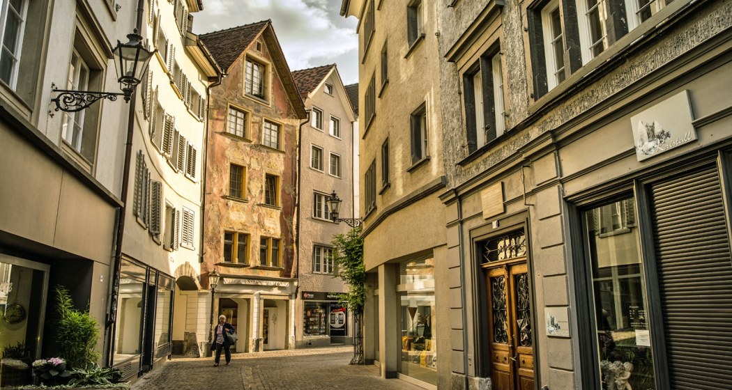 Obere Gasse mit Haus Zschaler Obere Gasse mit Haus Zschaler