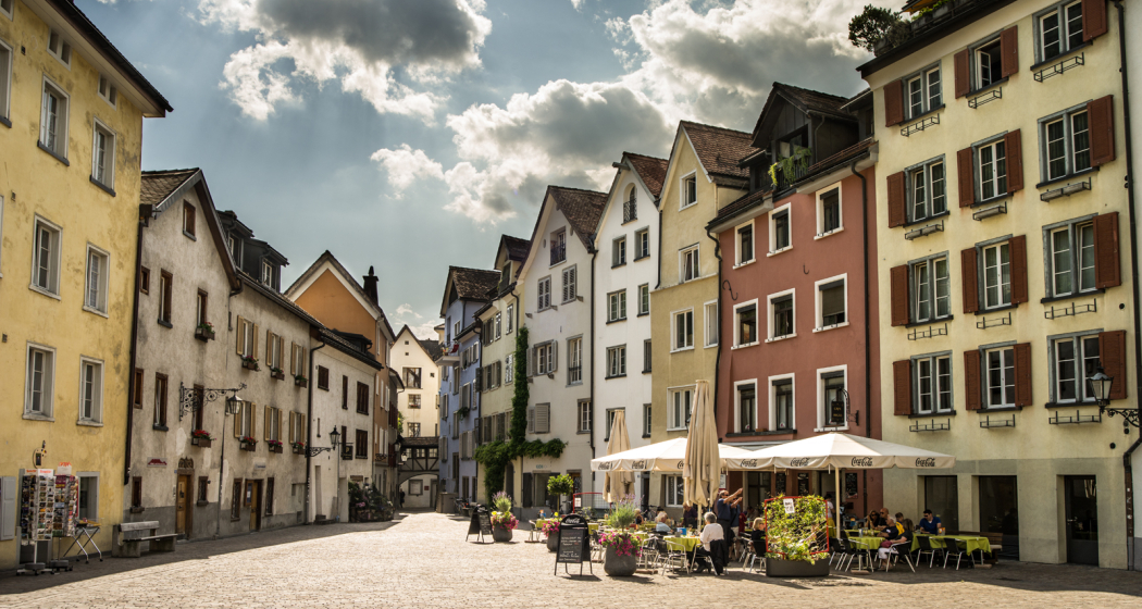 Arcas Platz in der Churer Altstadt Arcas Platz in der Churer Altstadt