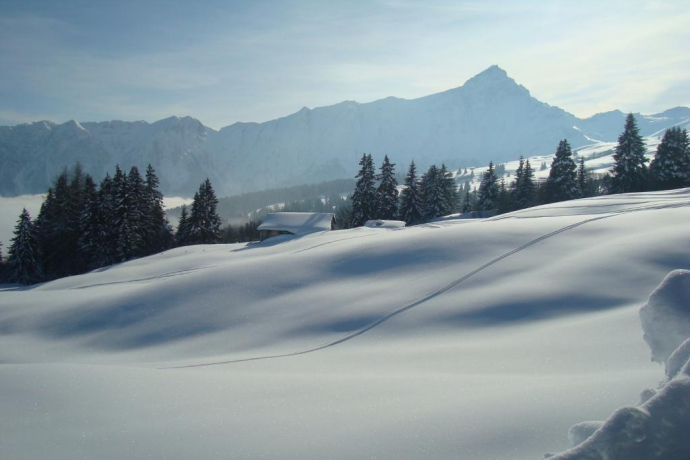 Ausblick auf den Piz Beverin Ausblick auf den Piz Beverin