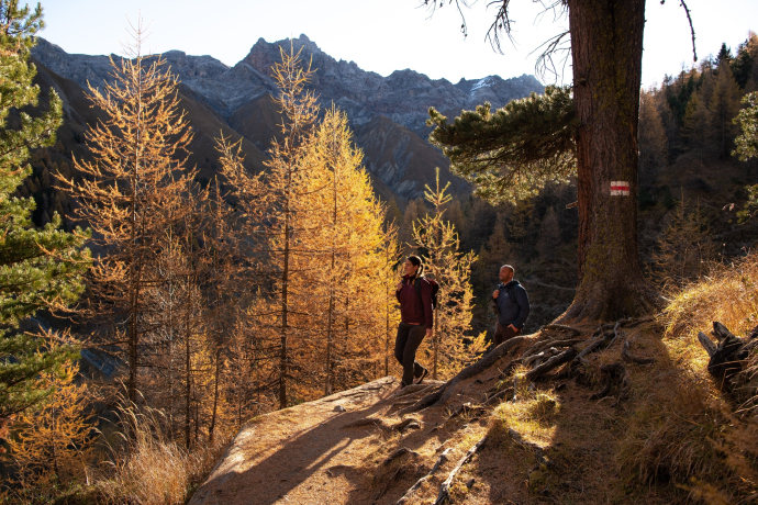 Höhenweg im Val Trupchun Höhenweg im Val Trupchun