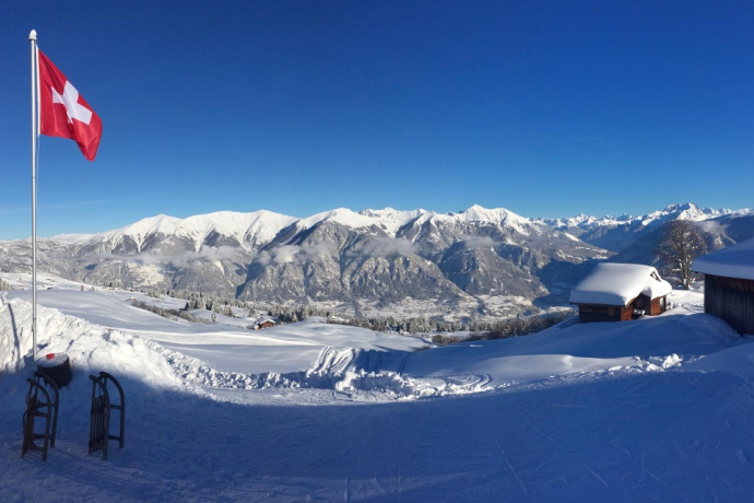Aussicht von der Terrasse Parsiras Aussicht von der Terrasse Parsiras