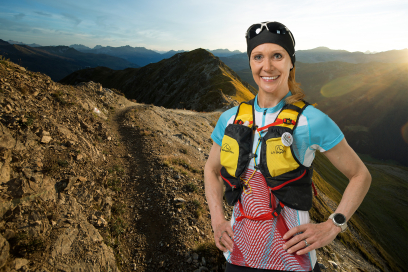 Trailrunnerin Sabina
