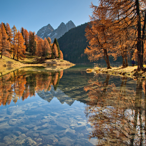 Lai da Palpuogna (Foto: © Schweiz Tourismus / Jan Geerk) Lai da Palpuogna