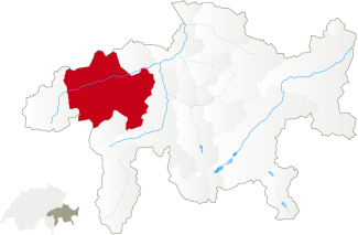 Karte Surselva Karte Surselva