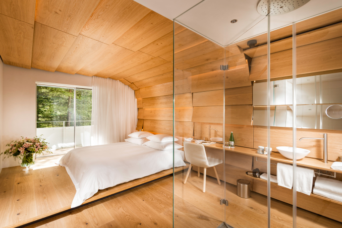 Kuma Room im 7132 Hotel Vals (Foto: © 7132 Hotel / Global Image Creation) Kuma Room im 7132 Hotel Vals