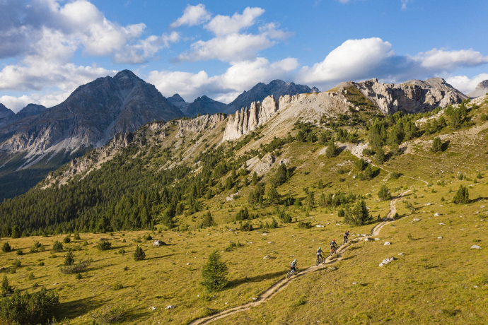 Nach Val Müstair Mountainbiken (Foto: © Filip Zuan) Nach Val Müstair Mountainbiken