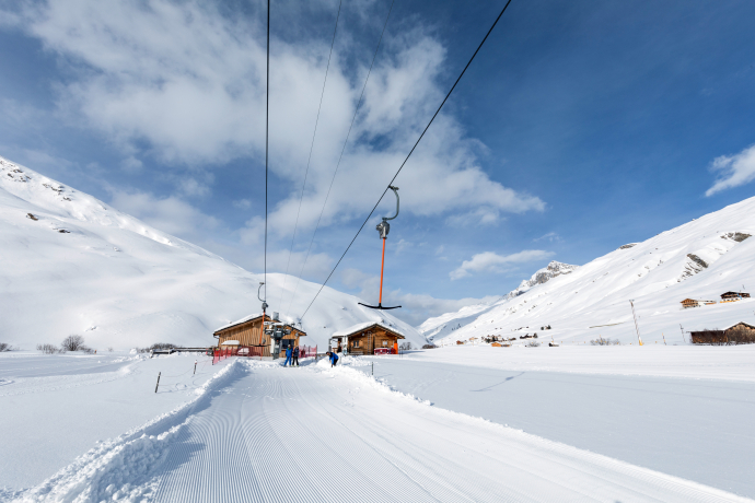 © demateo.com Bügellift Cavetta im Skigebiet Avers