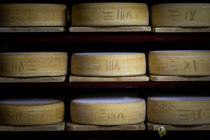 Käse aus Graubünden (Foto: © graubündenVIVA / Gaudenz Danuser) Käse aus Graubünden