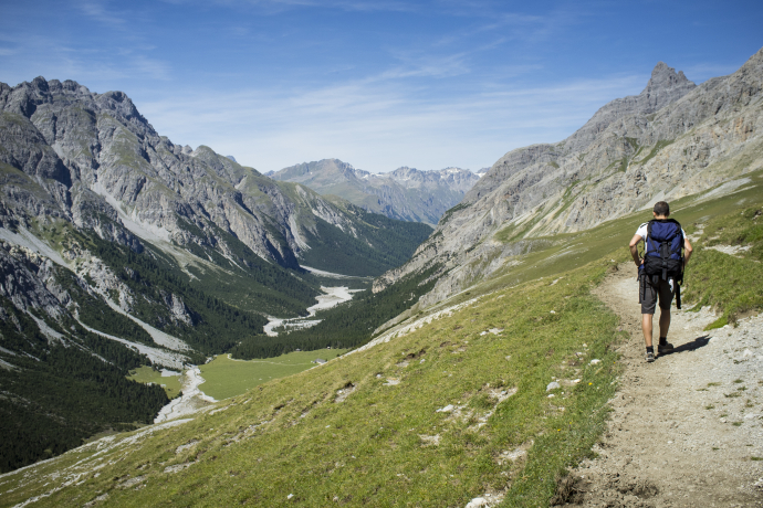 Wandern im Val Plavna (© Flurina Bertschinger) Wandern im Val Plavna (© Flurina Bertschinger)