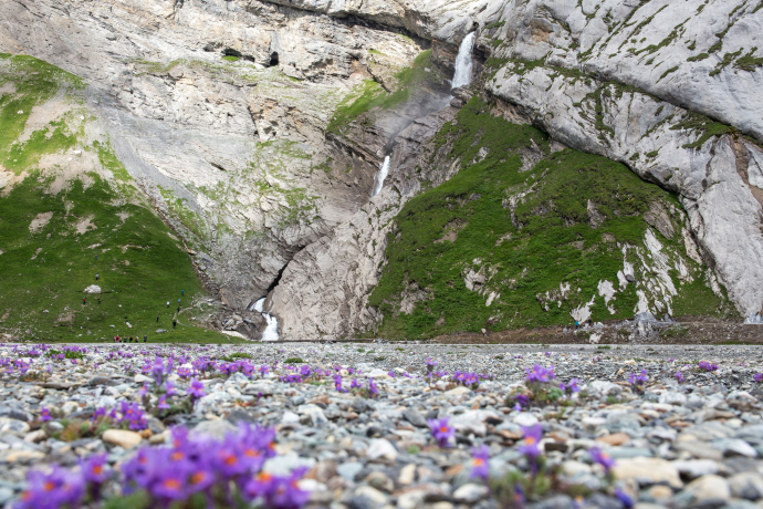 Wasserfall auf dem Segnesboden bei Flims (Bild: Thalia Wünsche) Wasserfall auf dem Segnesboden bei Flims (Bild: Thalia Wünsche)