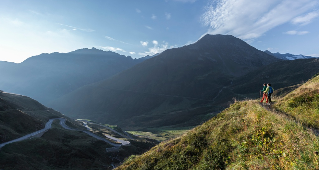 Die Wanderung zum Tomasee beginnt Die Wanderung zum Tomasee beginnt
