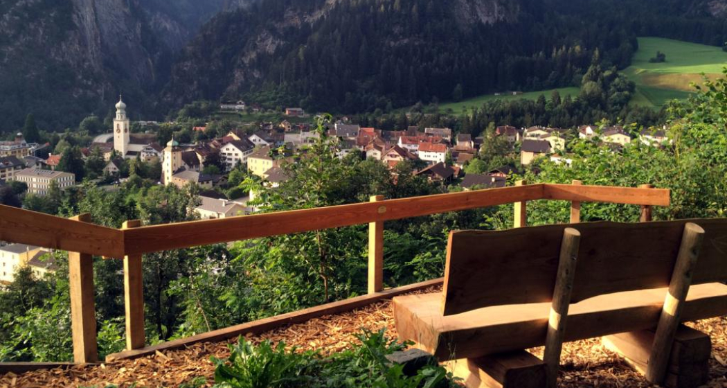 Aussicht auf Thusis Aussicht auf Thusis