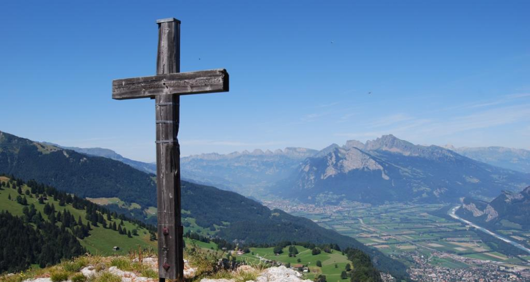 Aussicht vom Pizalun Aussicht vom Pizalun