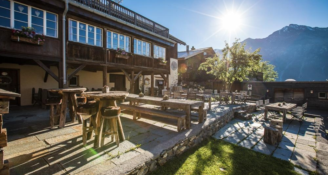 Maiensässhotel Guarda Val im Sommer Maiensässhotel Guarda Val im Sommer