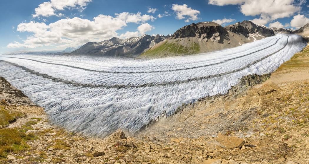 So könnte einst der Segnesgletscher ausgesehen haben So könnte einst der Segnesgletscher ausgesehen haben