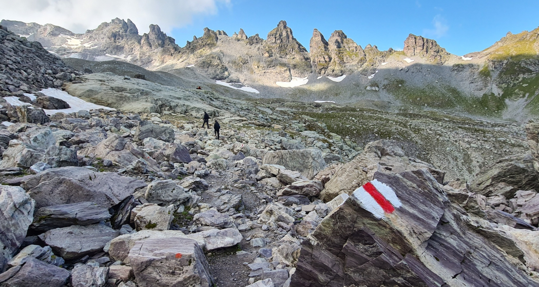 Weg nach dem Wildsee in Richtung Hochwart Weg nach dem Wildsee in Richtung Hochwart