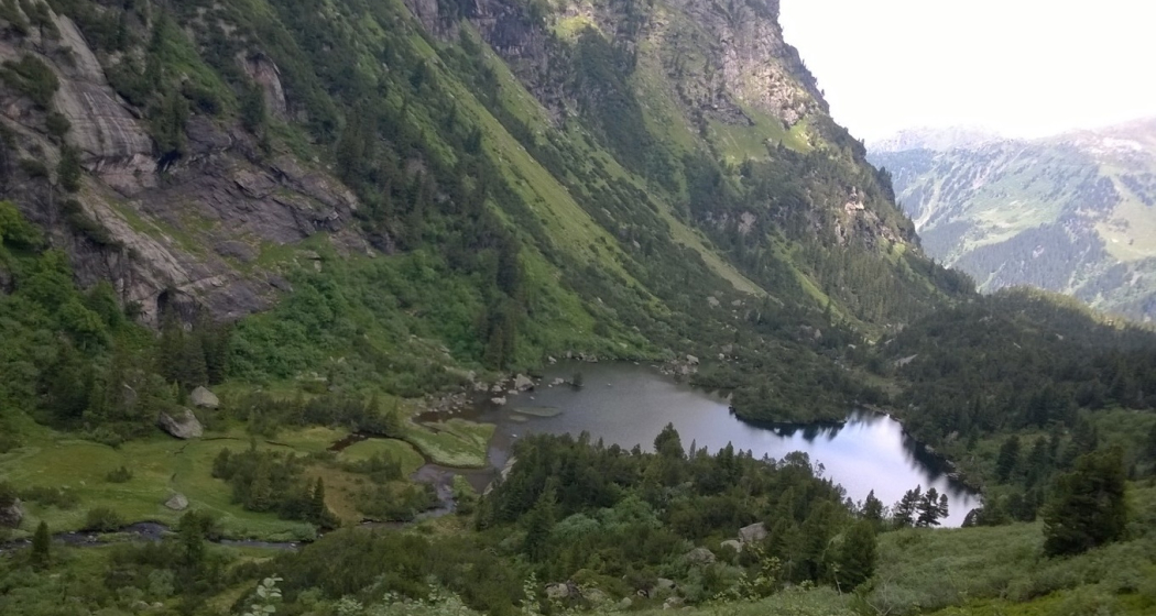 Fischen in den Bergbächen am Flumserberg Fischen in den Bergbächen am Flumserberg