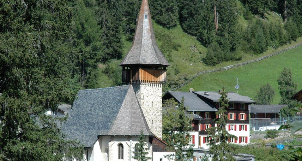 Die Kirche von Langwies Die Kirche von Langwies