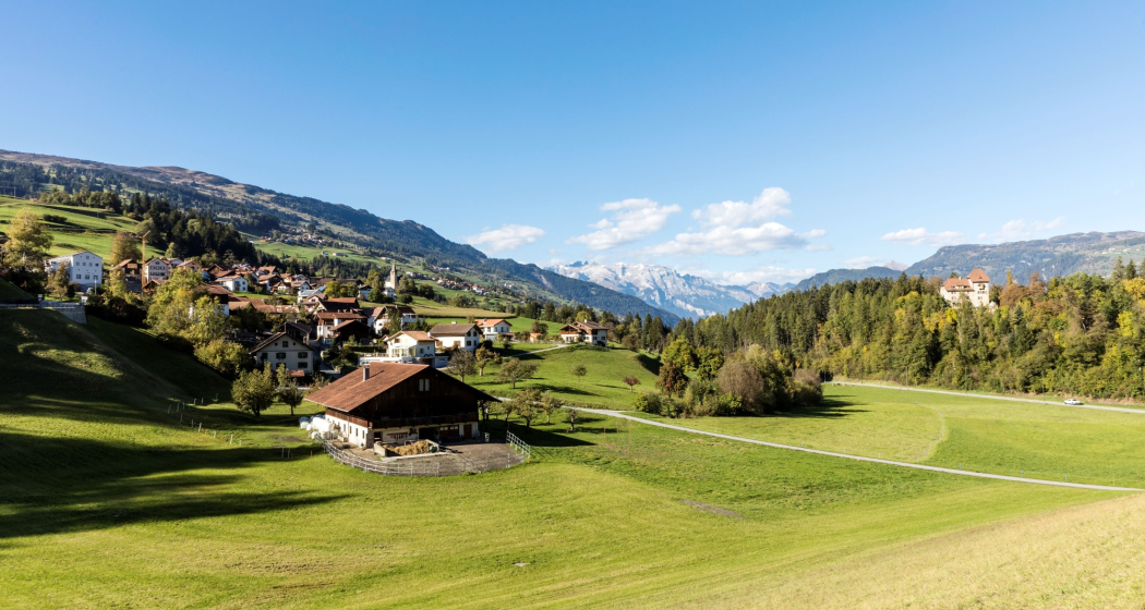 Masein mit dem Schloss Untertagstein Masein mit dem Schloss Untertagstein