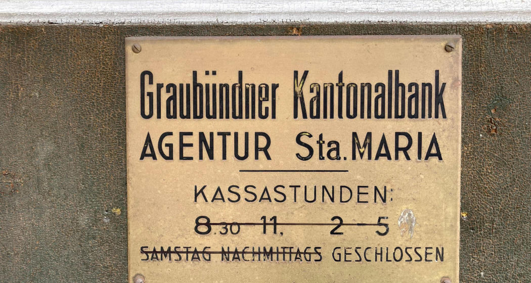 Banca Veglia - die alte Kantonalbank Banca Veglia - die alte Kantonalbank