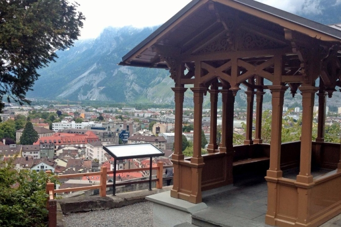 Haldenhüttli above Arosarank Haldenhüttli above Arosarank