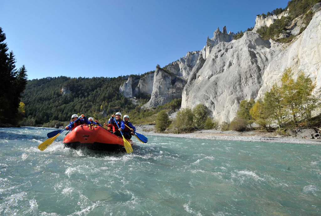 River Rafting Tipps Anbieter Graubunden Ferien