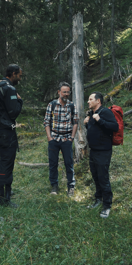 Zuccolini & Hartmann unterwegs auf dem Alpine Circle, Schweizerischer Nationalpark