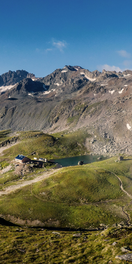 Landschaft auf dem Kesch Trek