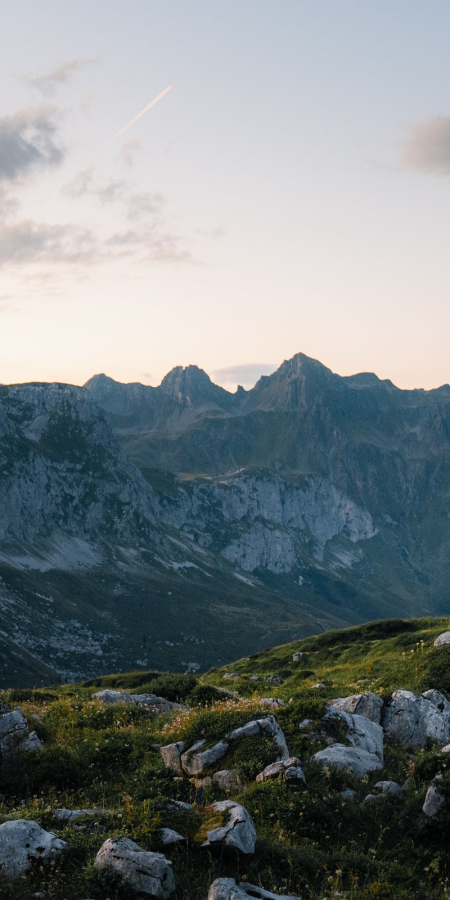 Berglandschaft bei St. Antönien