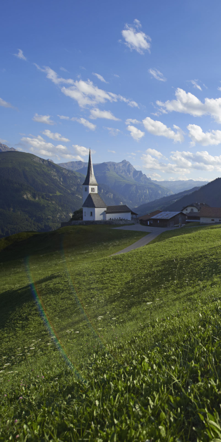 Mountain village Tenna in the Safiental