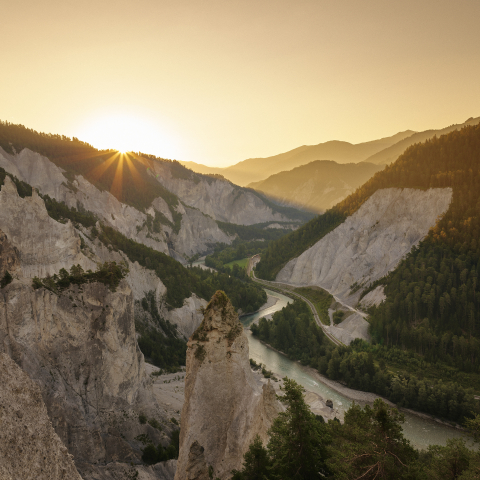 Rheinschlucht (Foto: © Stefan Schlumpf) Rheinschlucht (Foto: © Stefan Schlumpf)