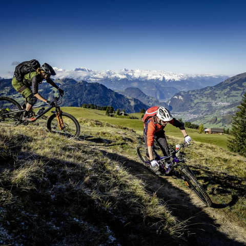 Mountainbiken in St. Antönien Mountainbiken in St. Antönien
